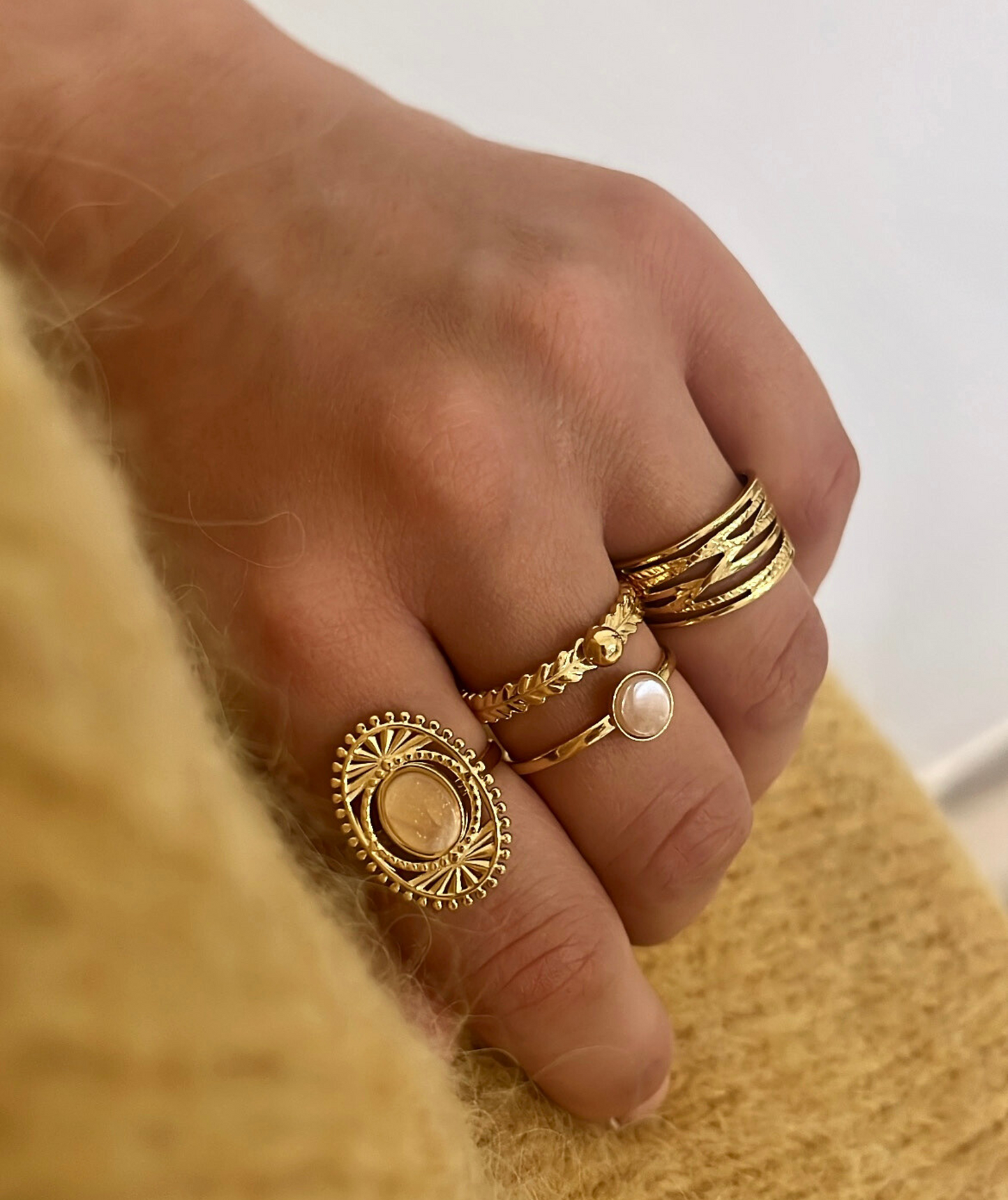 Paulina - Bague ovale