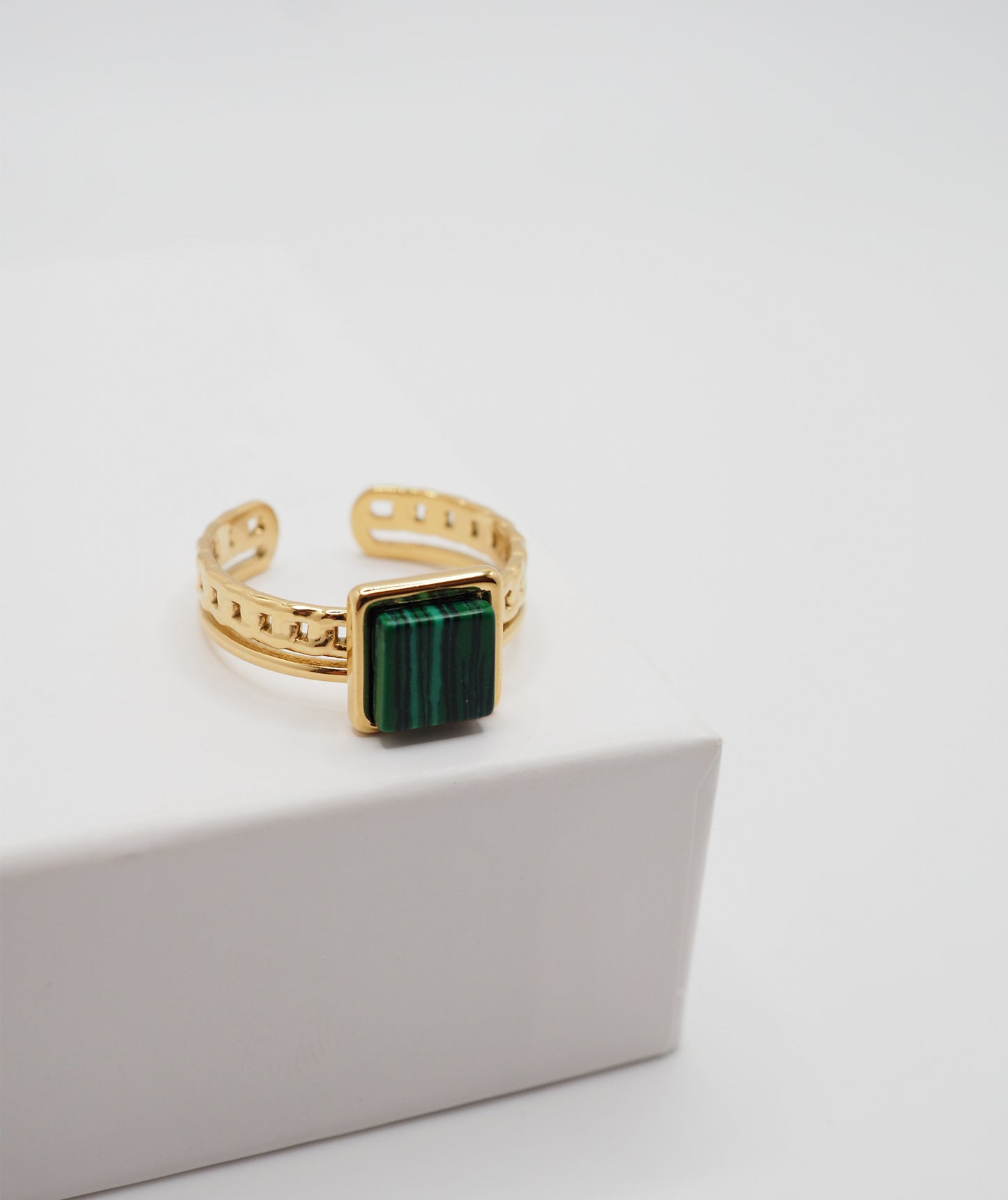 Bague Sonia verte