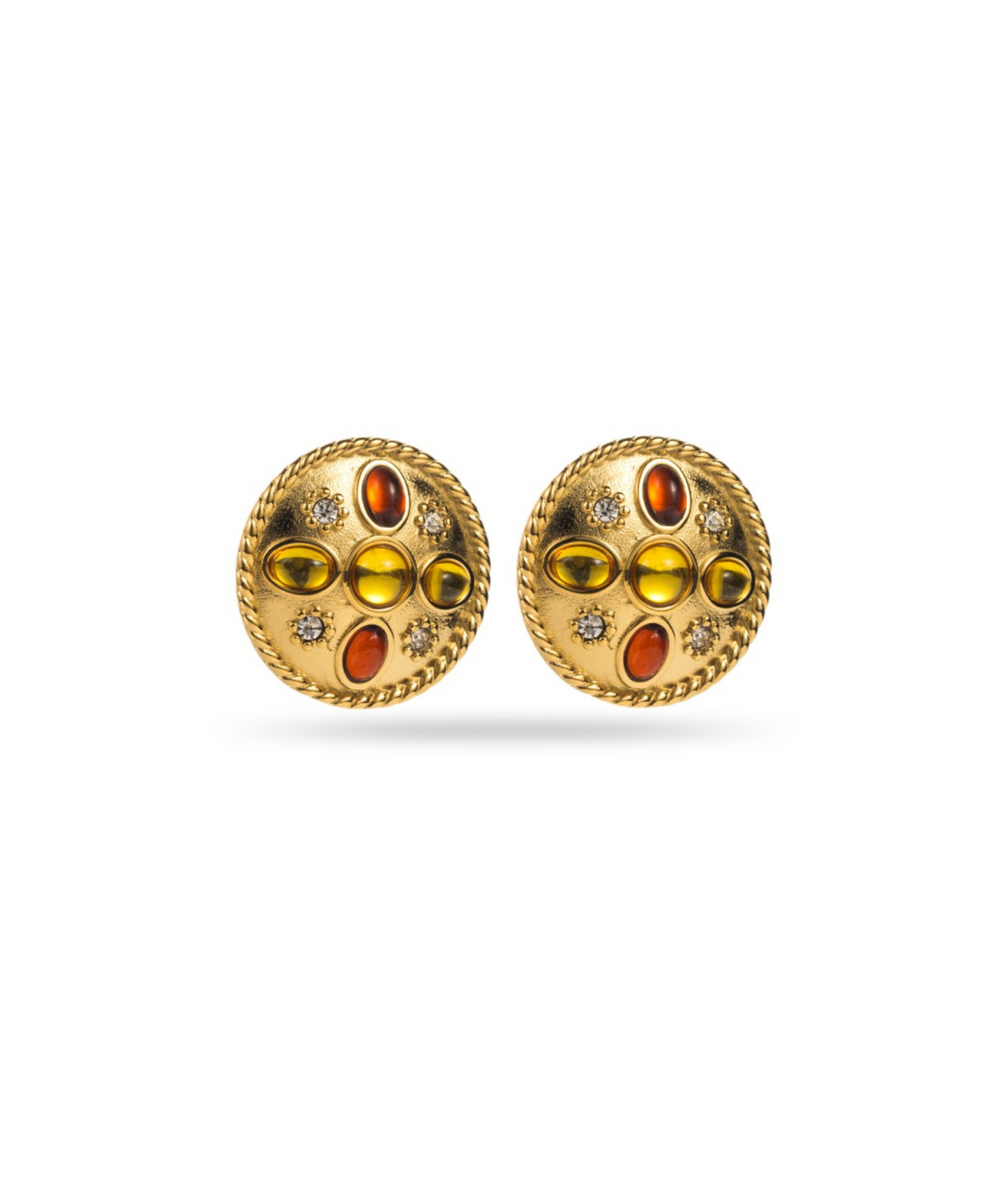 Bérénice - Boucles d'oreilles bouton