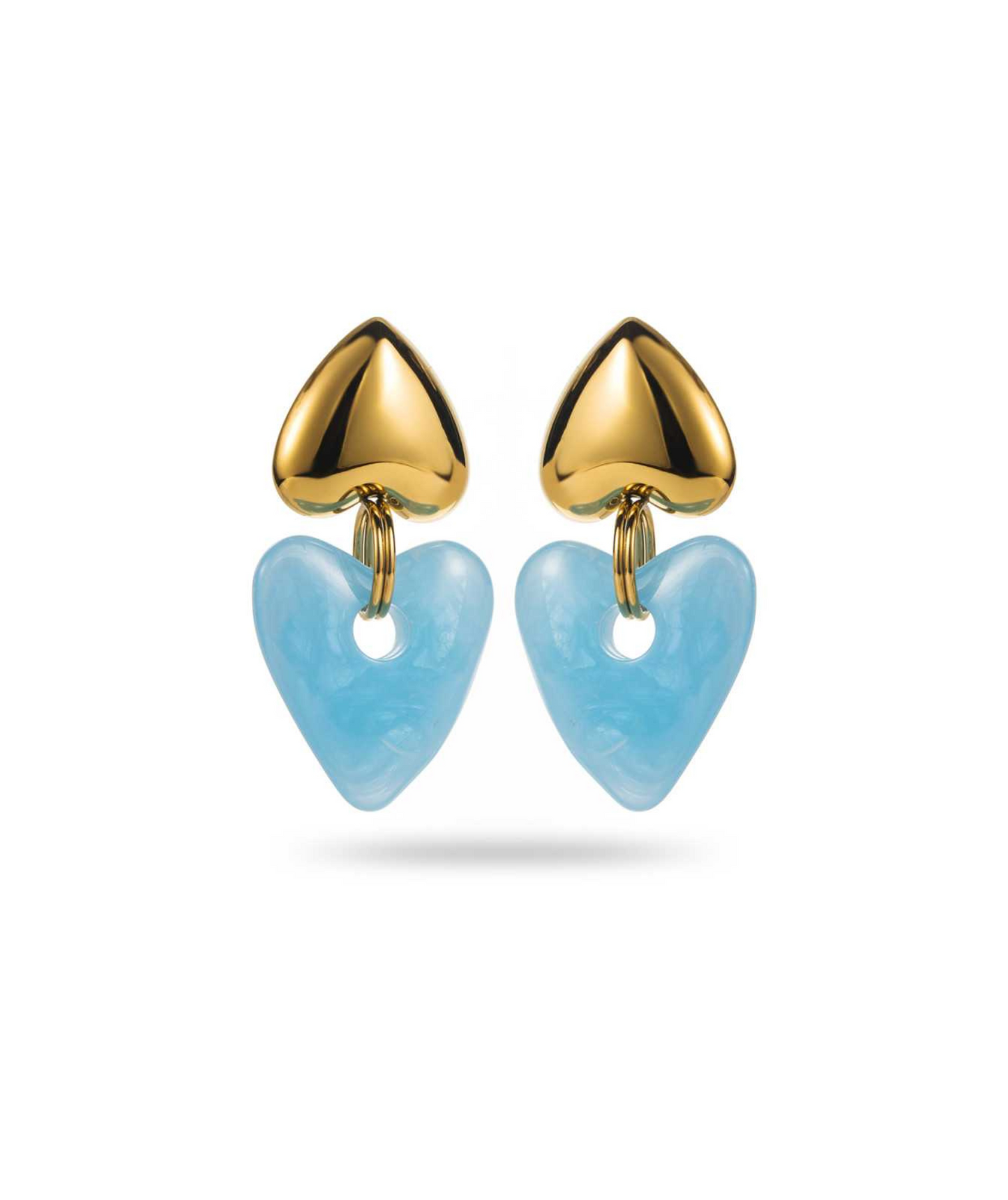 Piccola bleues - Boucles d'oreilles pendantes