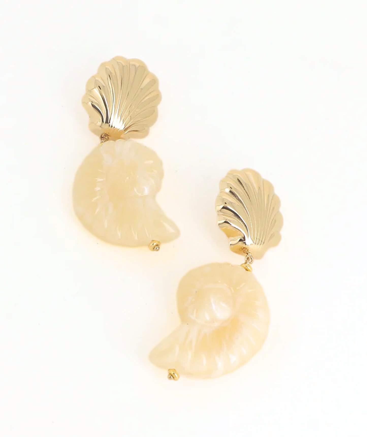 Candide - Boucles d'oreilles coquillage