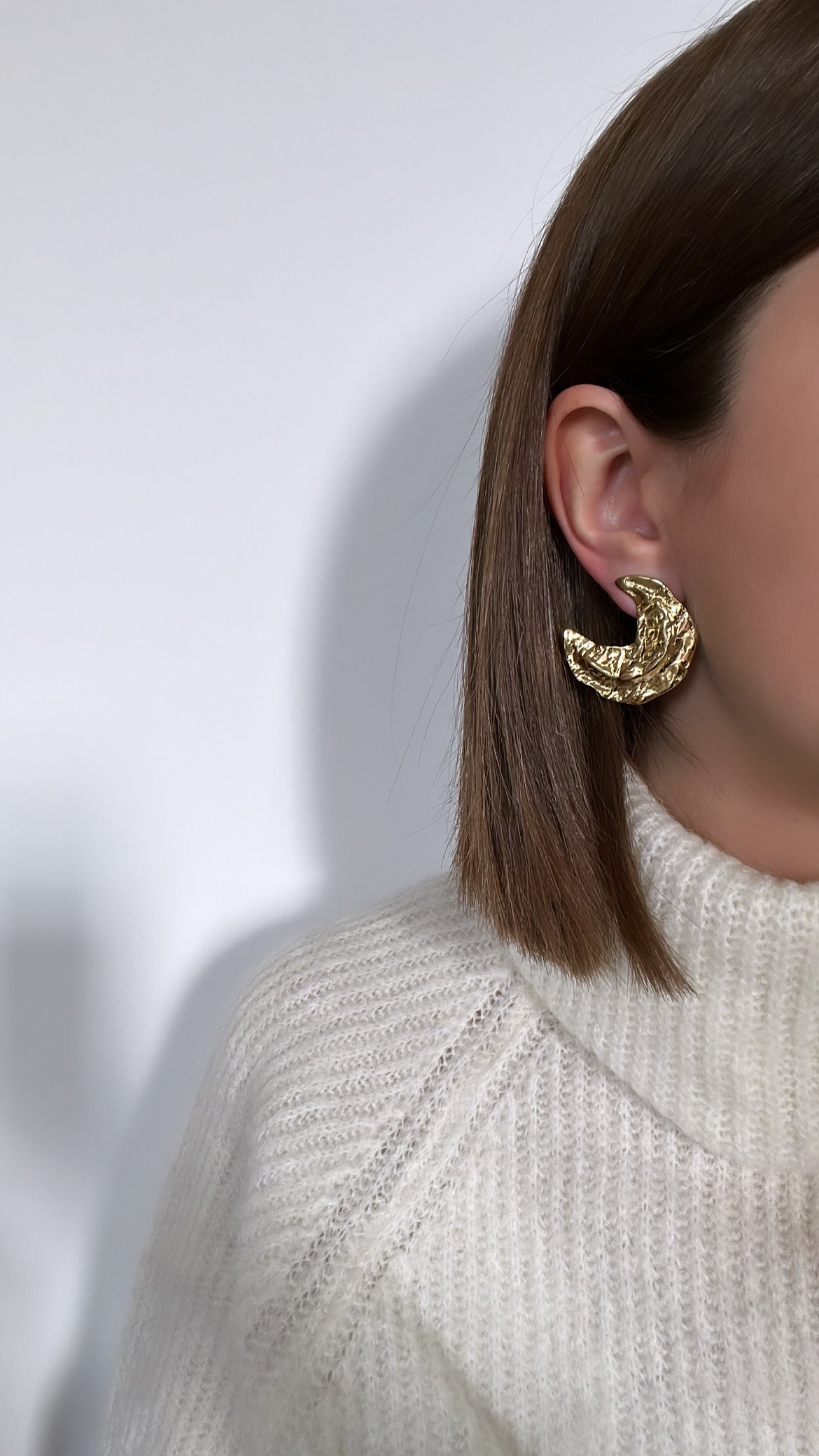 Boucles d'oreilles Lune