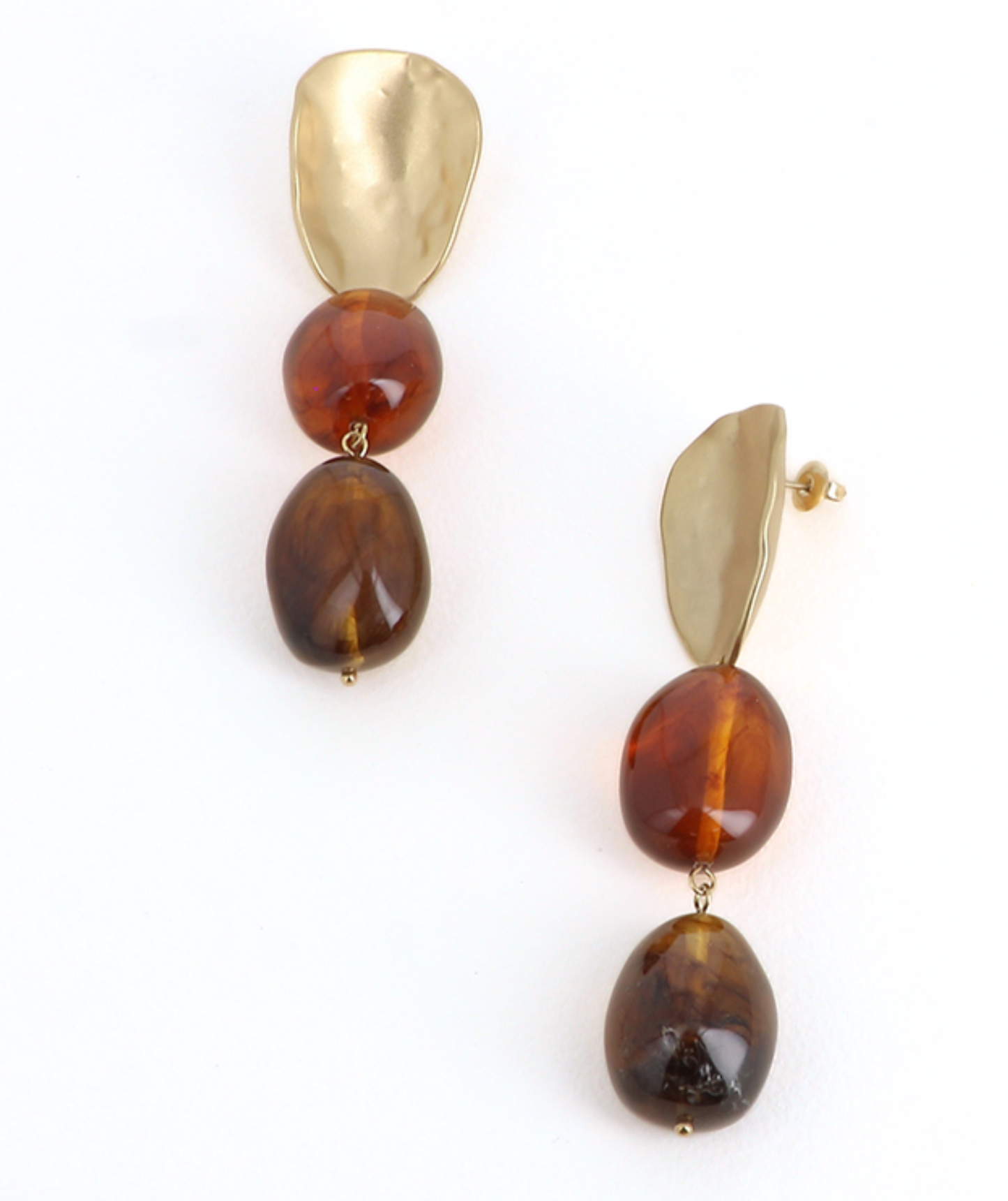 Calie - Boucles pendantes résine