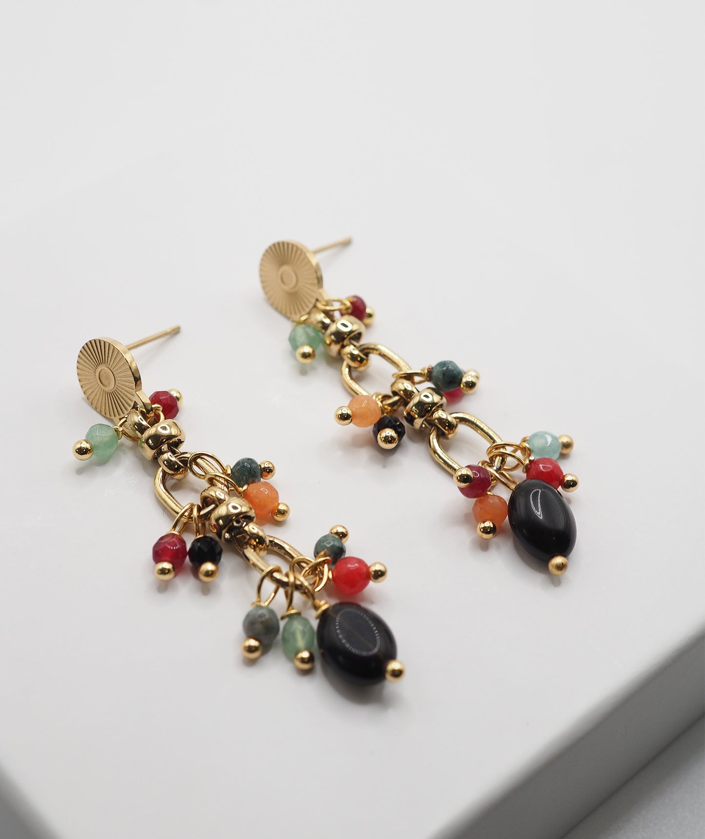Boucles d'oreilles Inaya multicolores