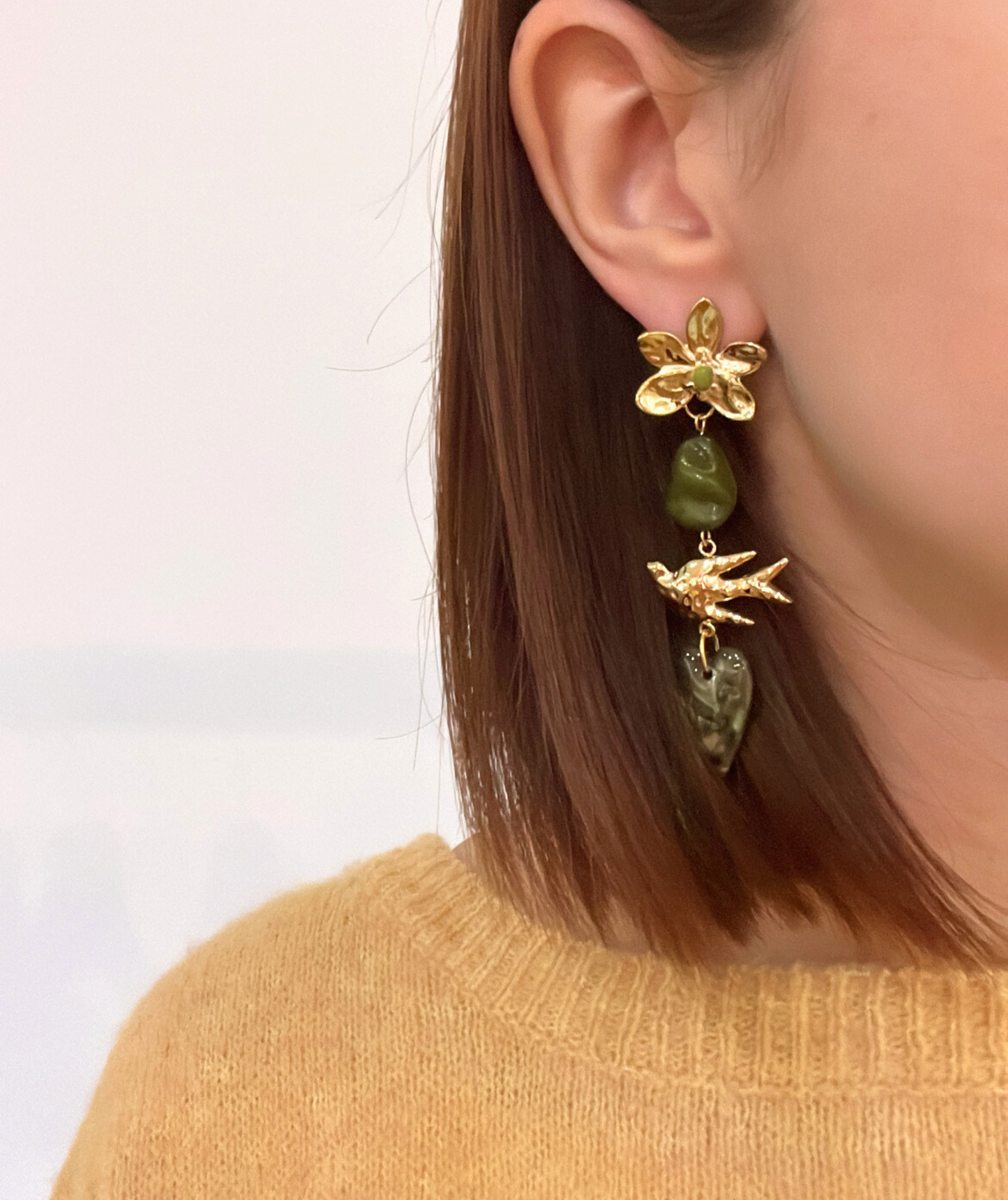 Naïs - Boucles d'oreilles pendantes