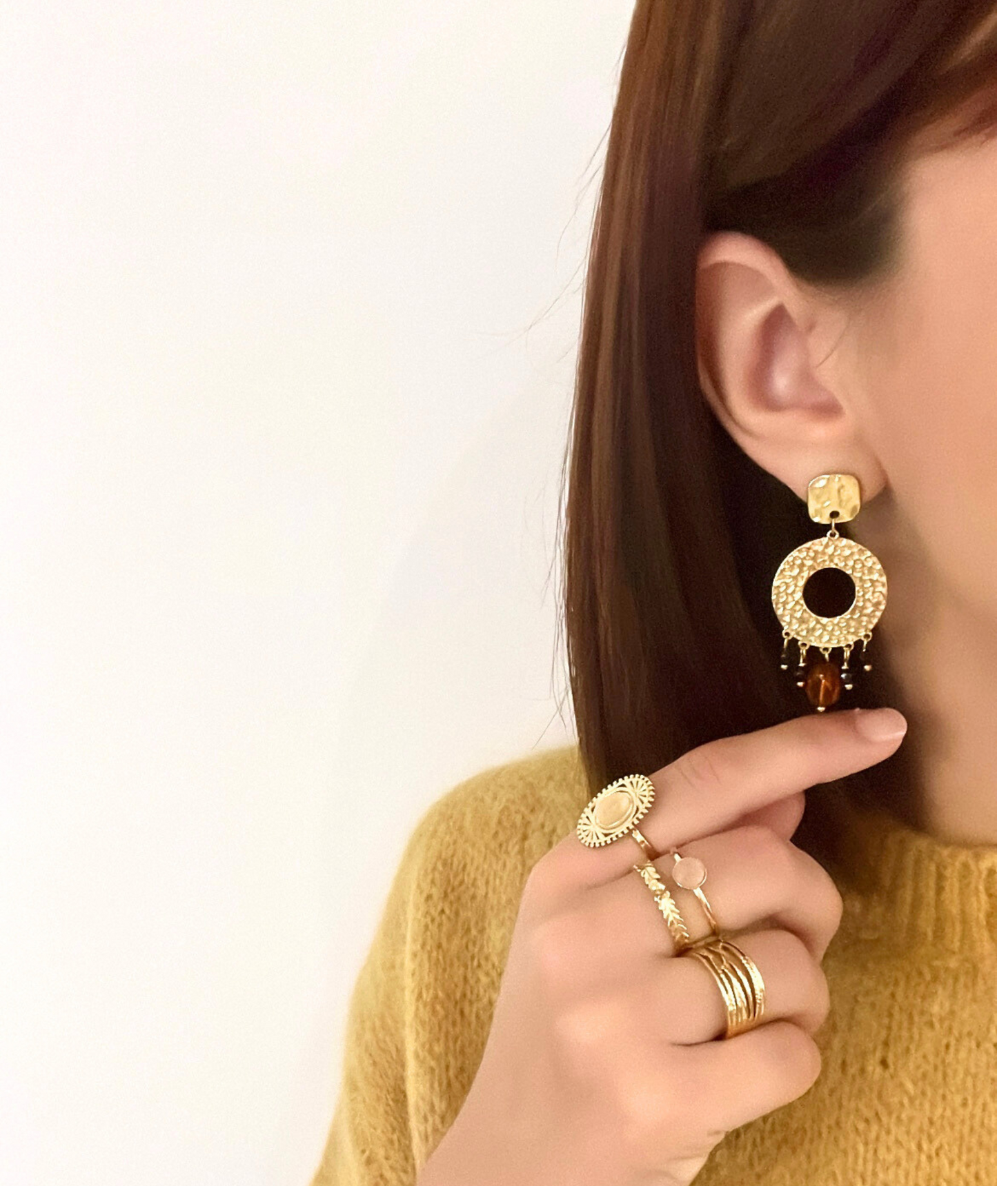 Milly - Boucles d'oreilles rondes