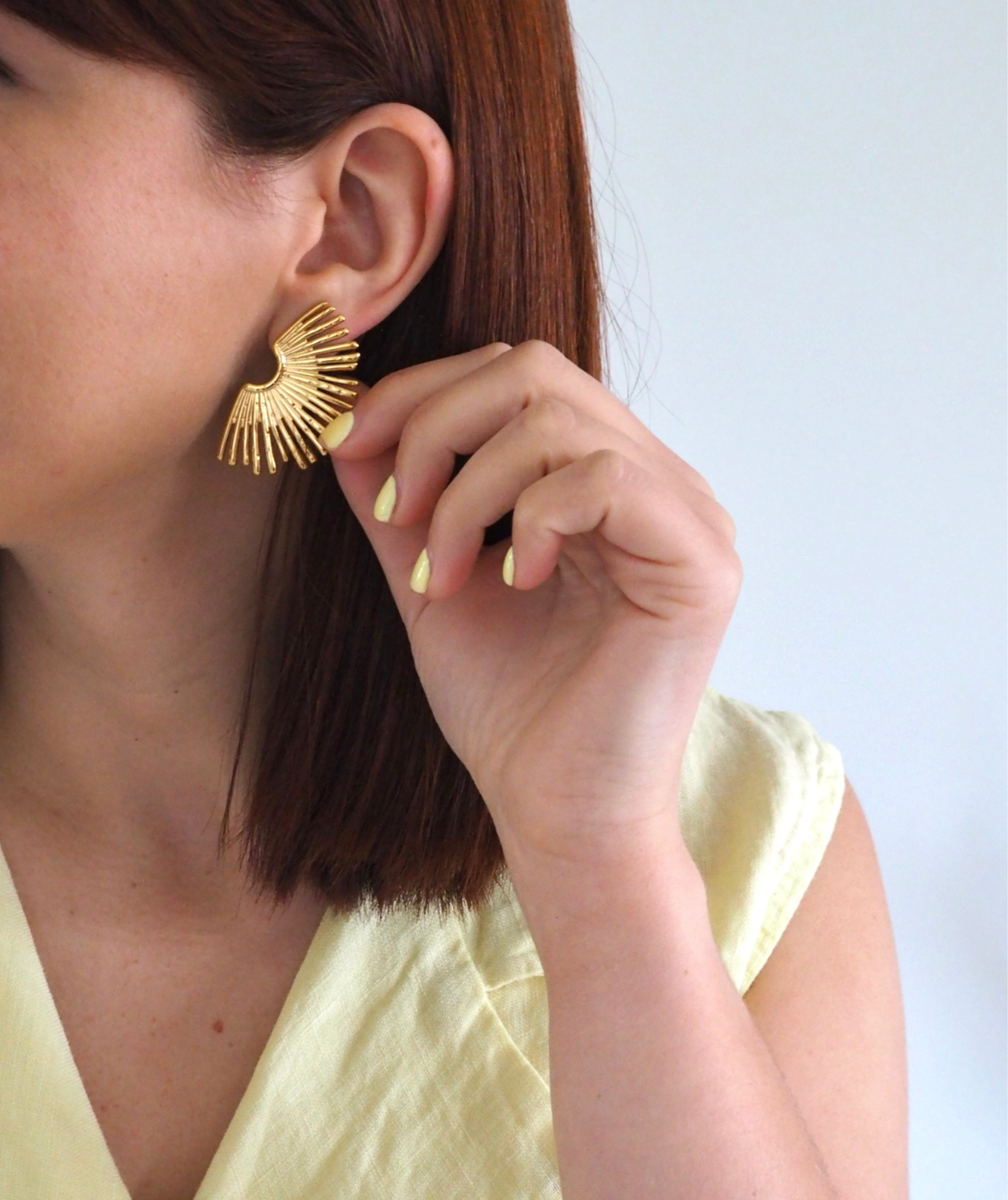 Carolina - Boucles d'oreilles solaires