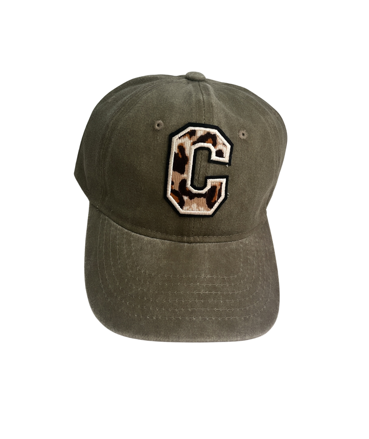 Casquette léopard kaki