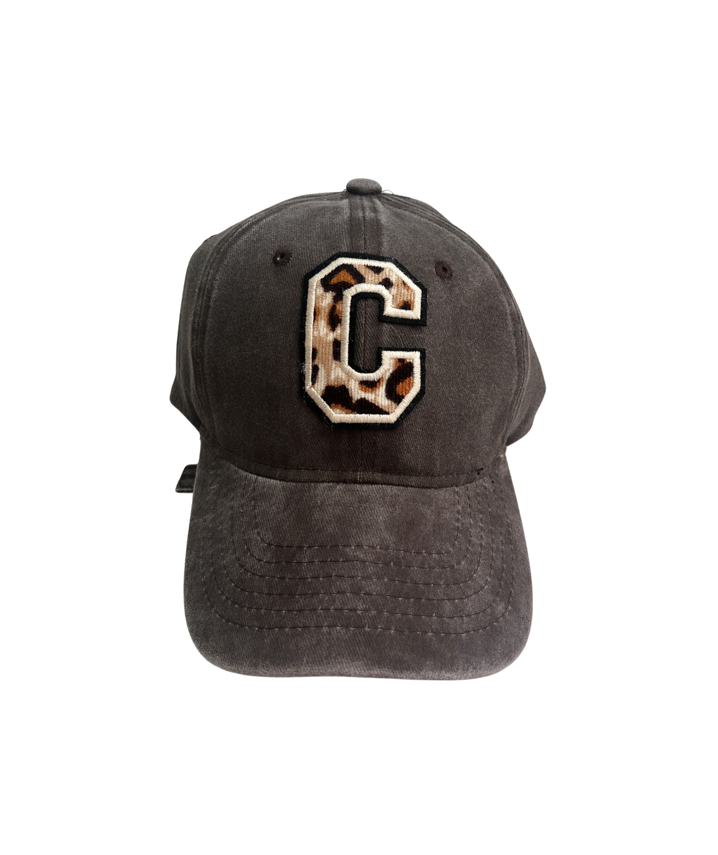 Casquette léopard marron