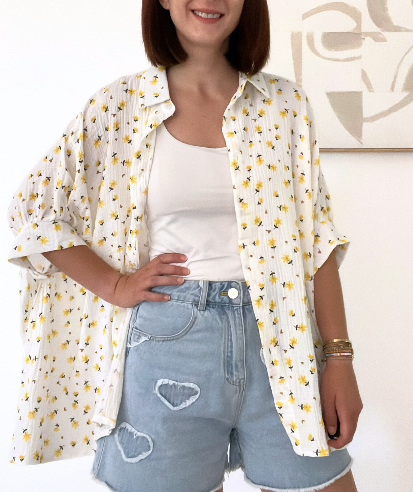 Lavina - Chemise fluide à motifs