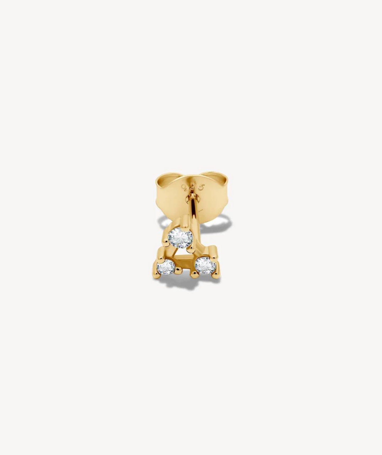 Boucle Lyra blanche - Nébuleuse bijoux