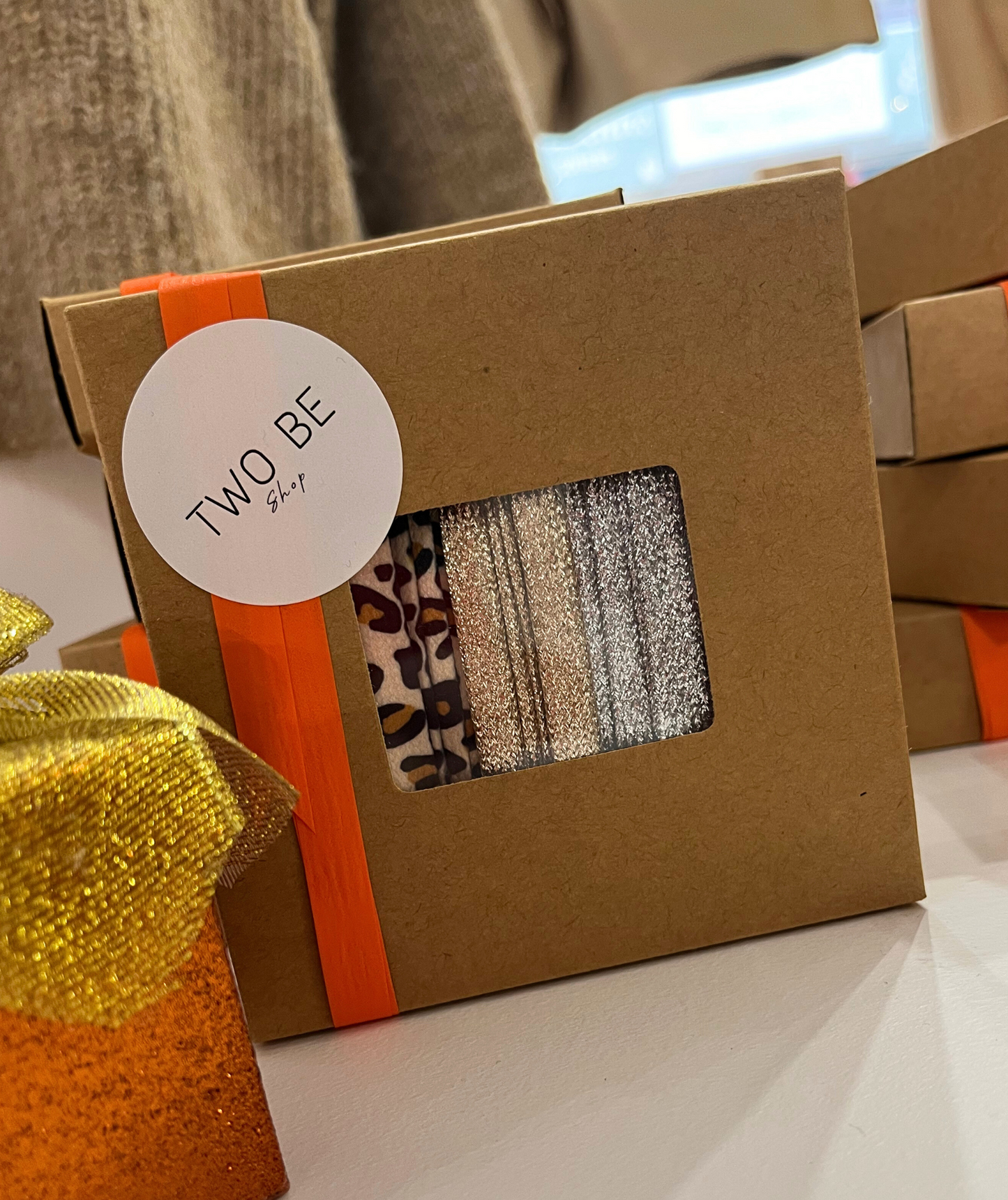 Coffret de 3 Lacets (léopards, dorés et argentés)