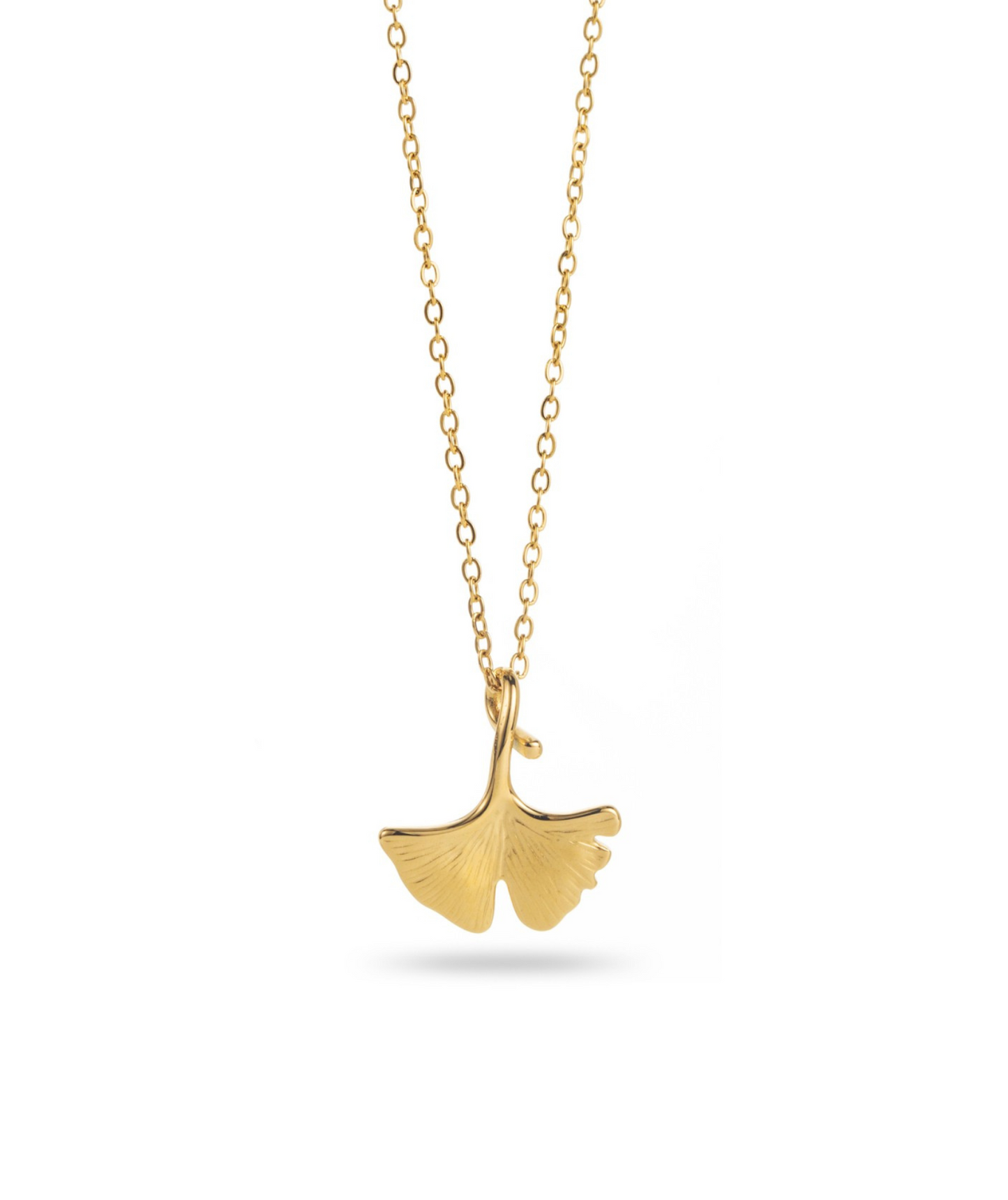 Olivia - Collier feuille de gingko