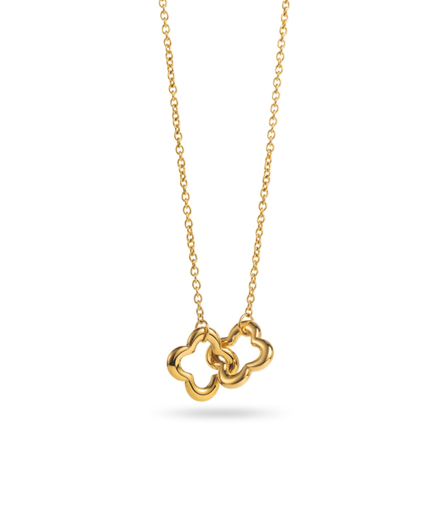 Mia - Collier trèfles entrelacés