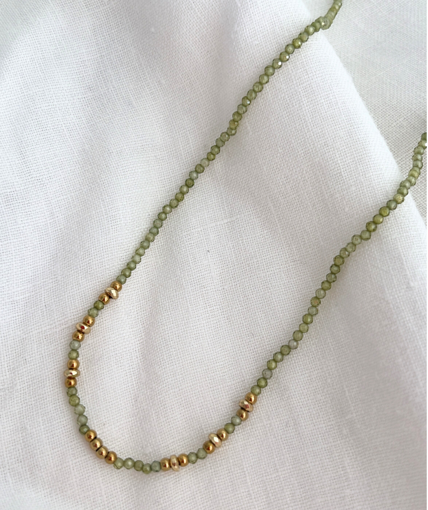Giny vert - Collier fin