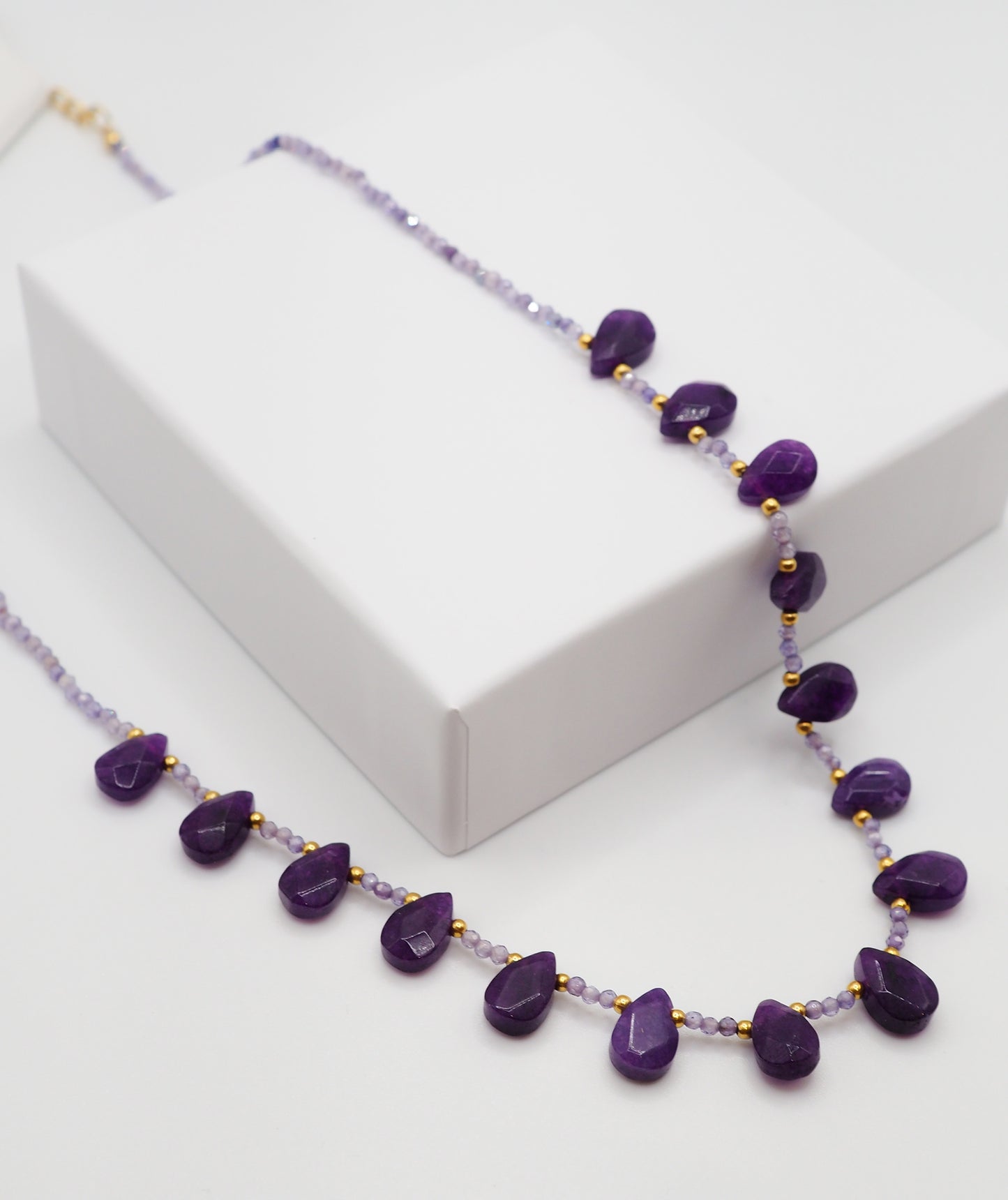 Collier Boecia mauve