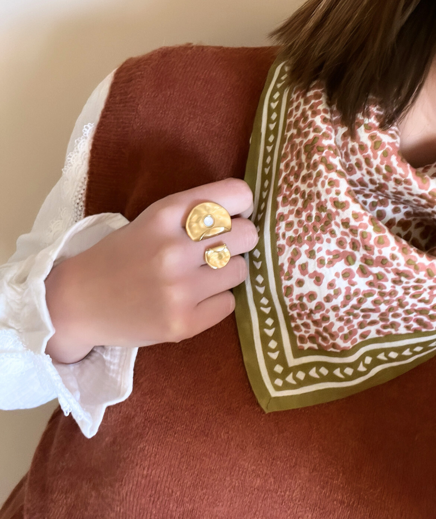 Foulard leopard carré