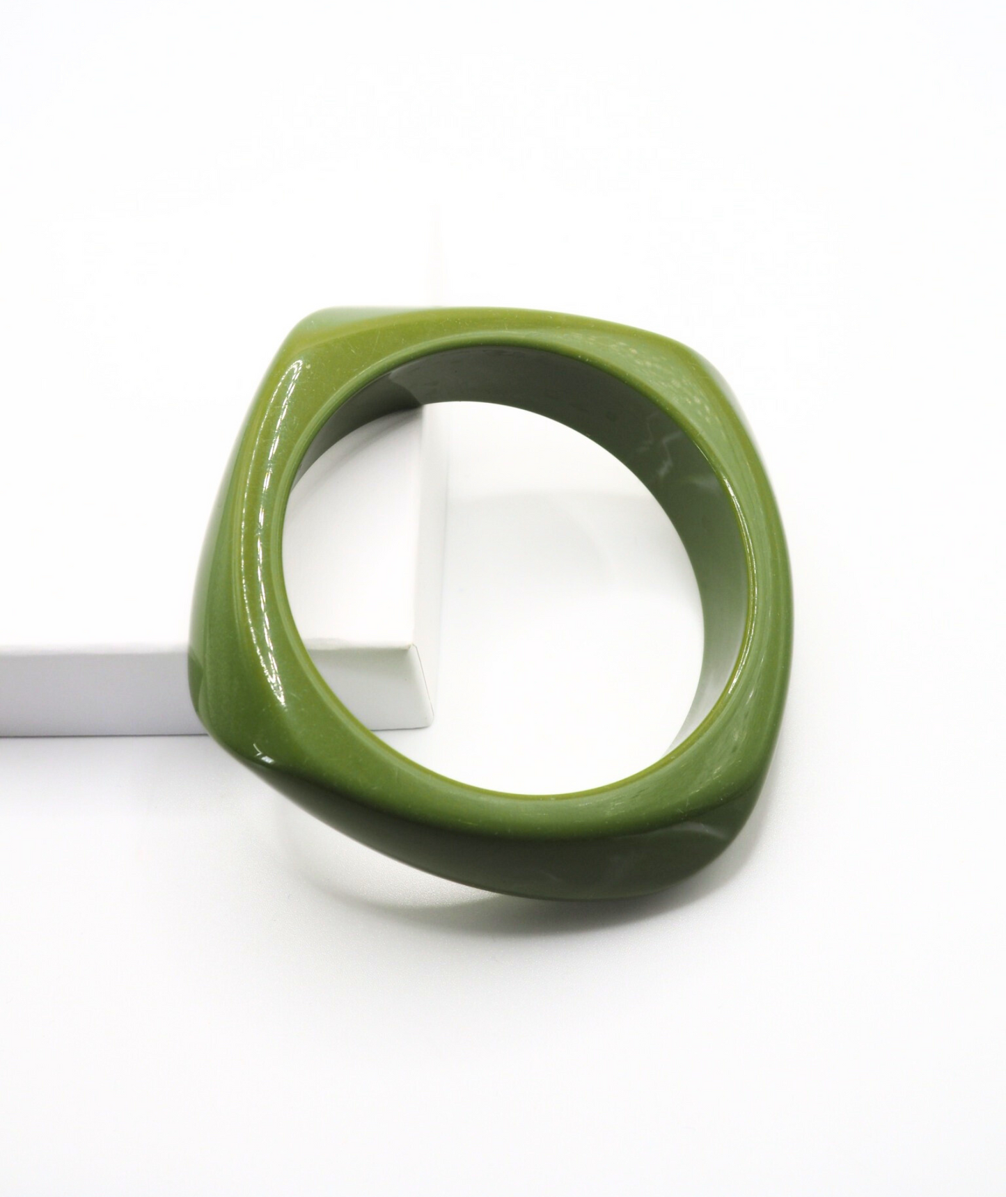 Héloïse vert - Bracelet résine