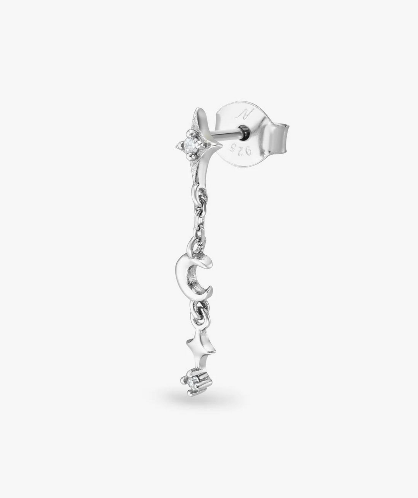 Boucle Illusion argent - Nébuleuse bijoux