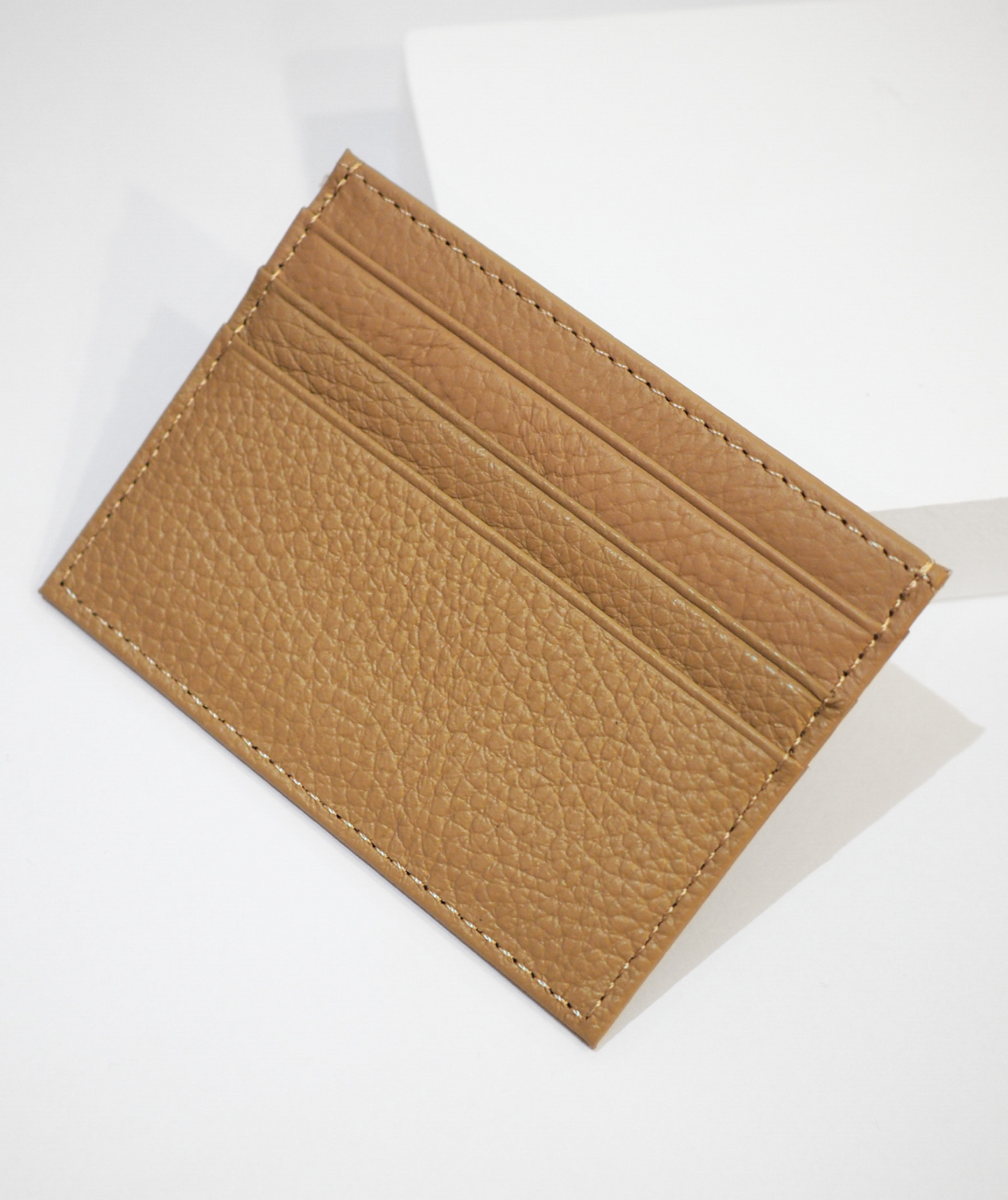 Porte-cartes beige