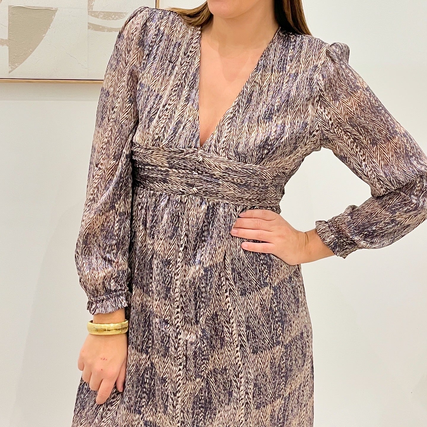 May - Robe longue imprimée