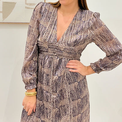 May - Robe longue imprimée