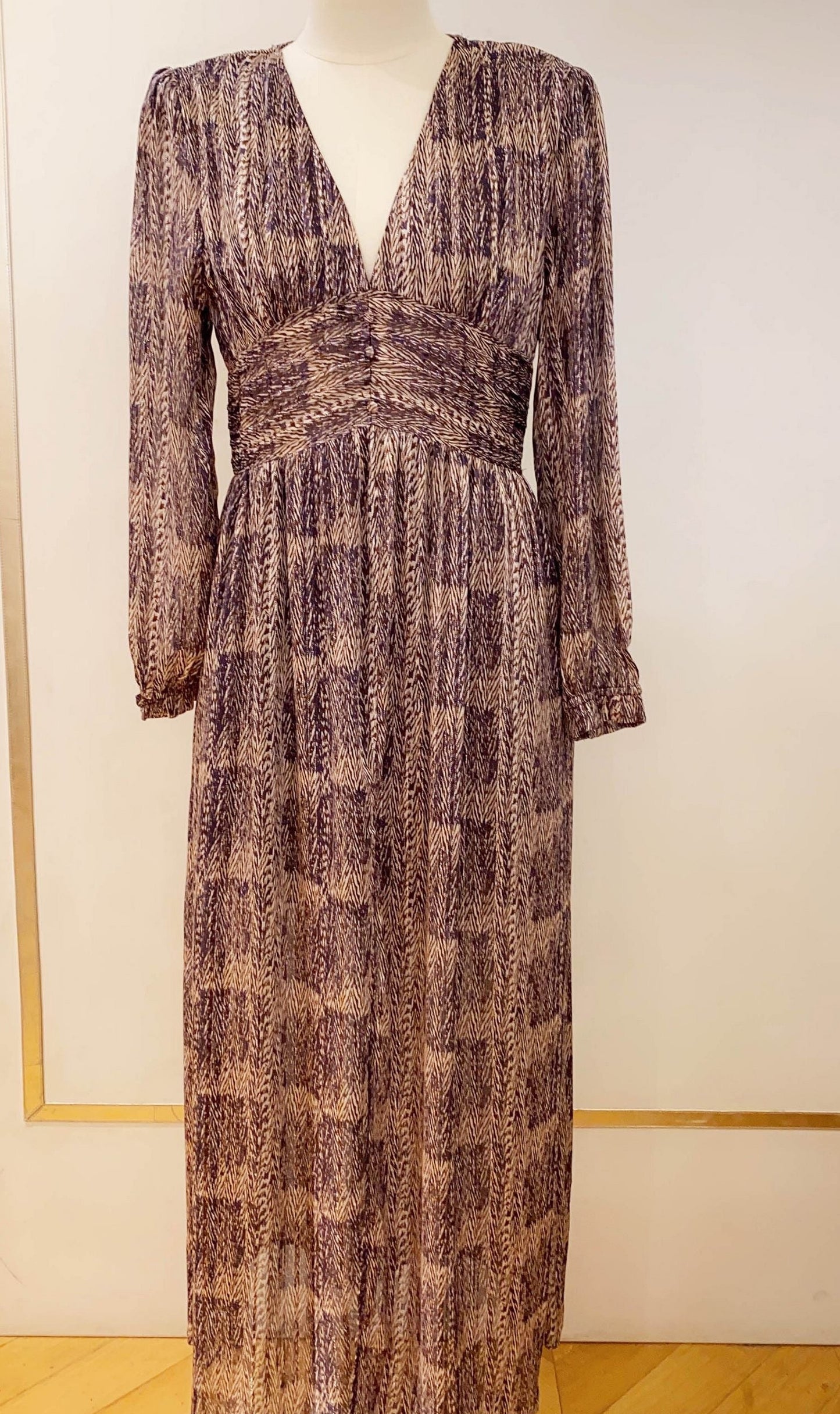 May - Robe longue imprimée