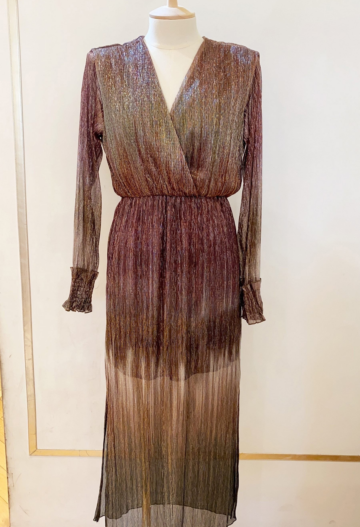 Valentine - Robe longue pailletée