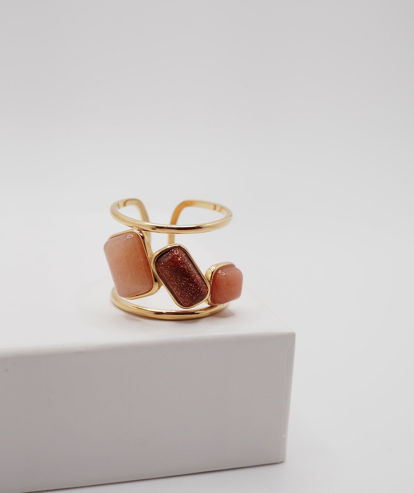 Bague Florence beige