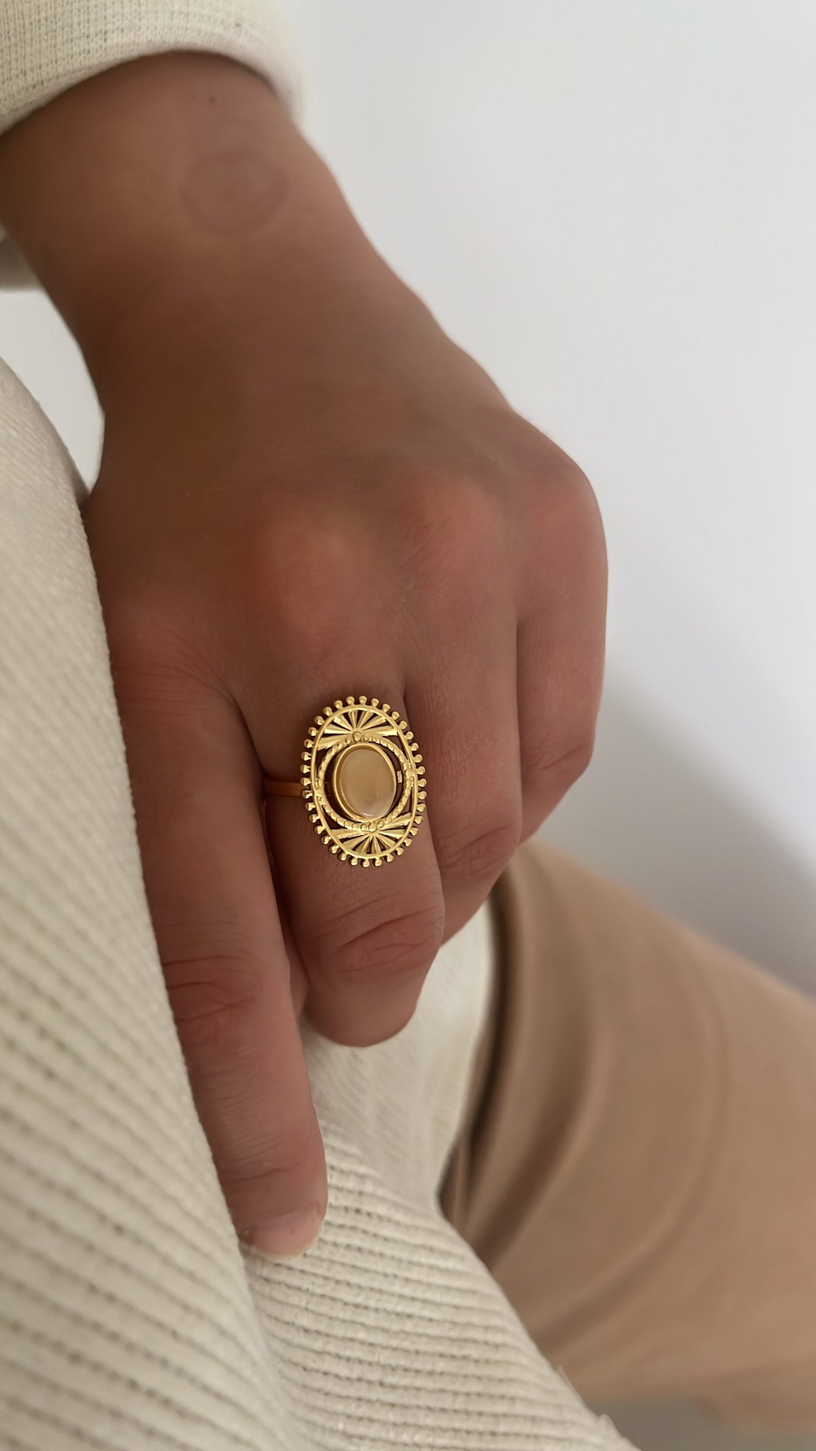 Paulina - Bague ovale