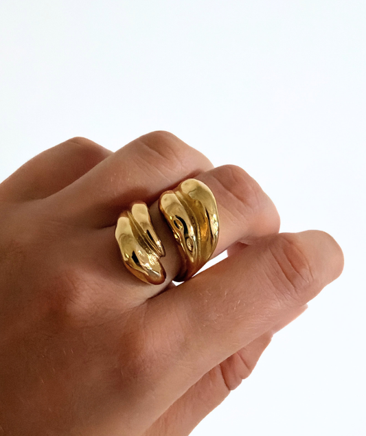 Albane – Bague dorée originale