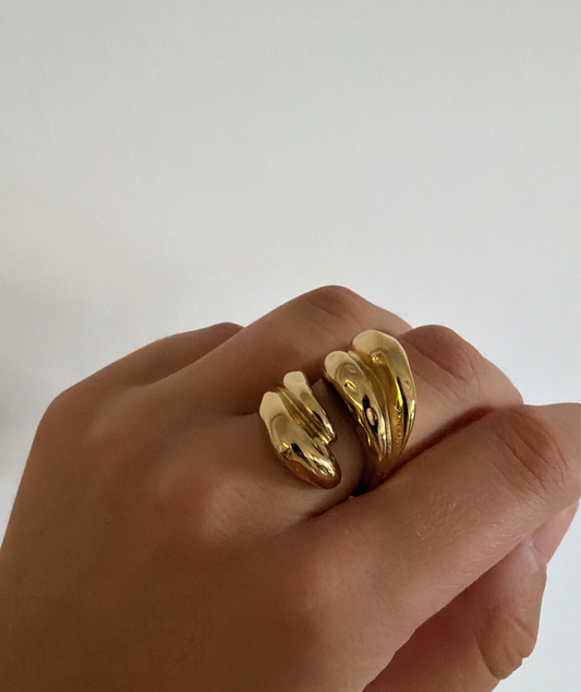 Albane – Bague dorée originale