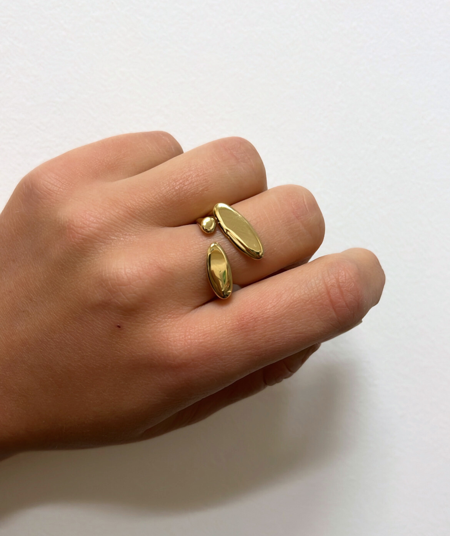 Stellina - Bague Trio Dorée