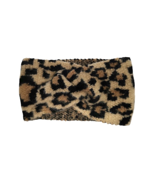 Bandeau Léopard en maille