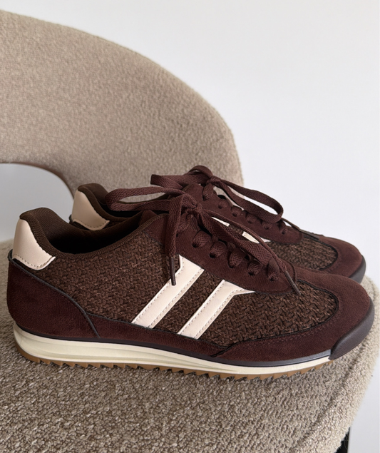 Alma - Baskets marron chocolat