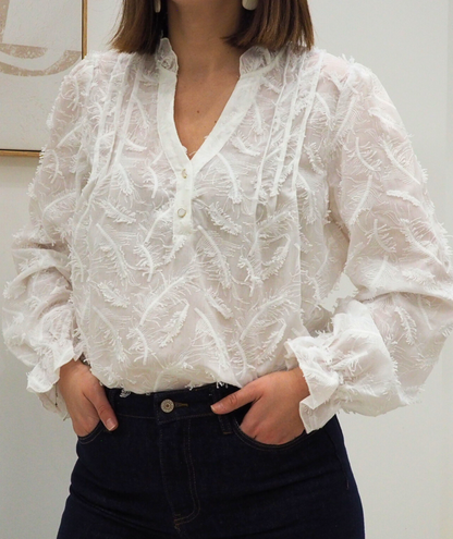 Solène - Blouse texturée