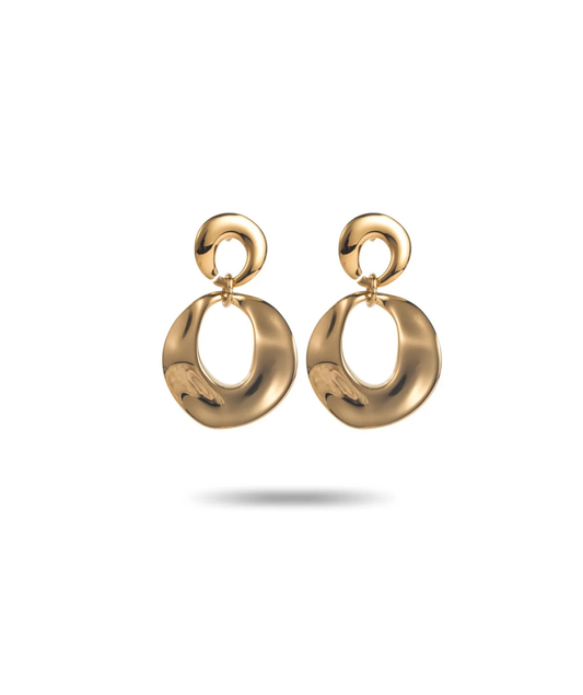 Romy - Boucles d'oreilles dorées