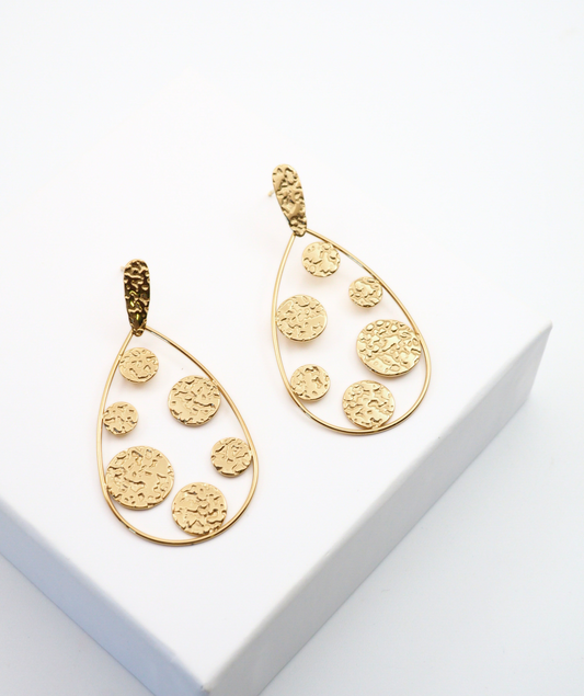 Mira - Boucles d'oreilles gouttes fines