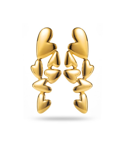 Liorana - Boucles d'oreilles coeurs