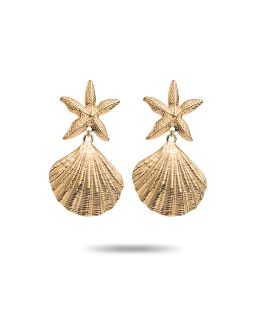 Naïa – Boucles d'oreilles coquillages