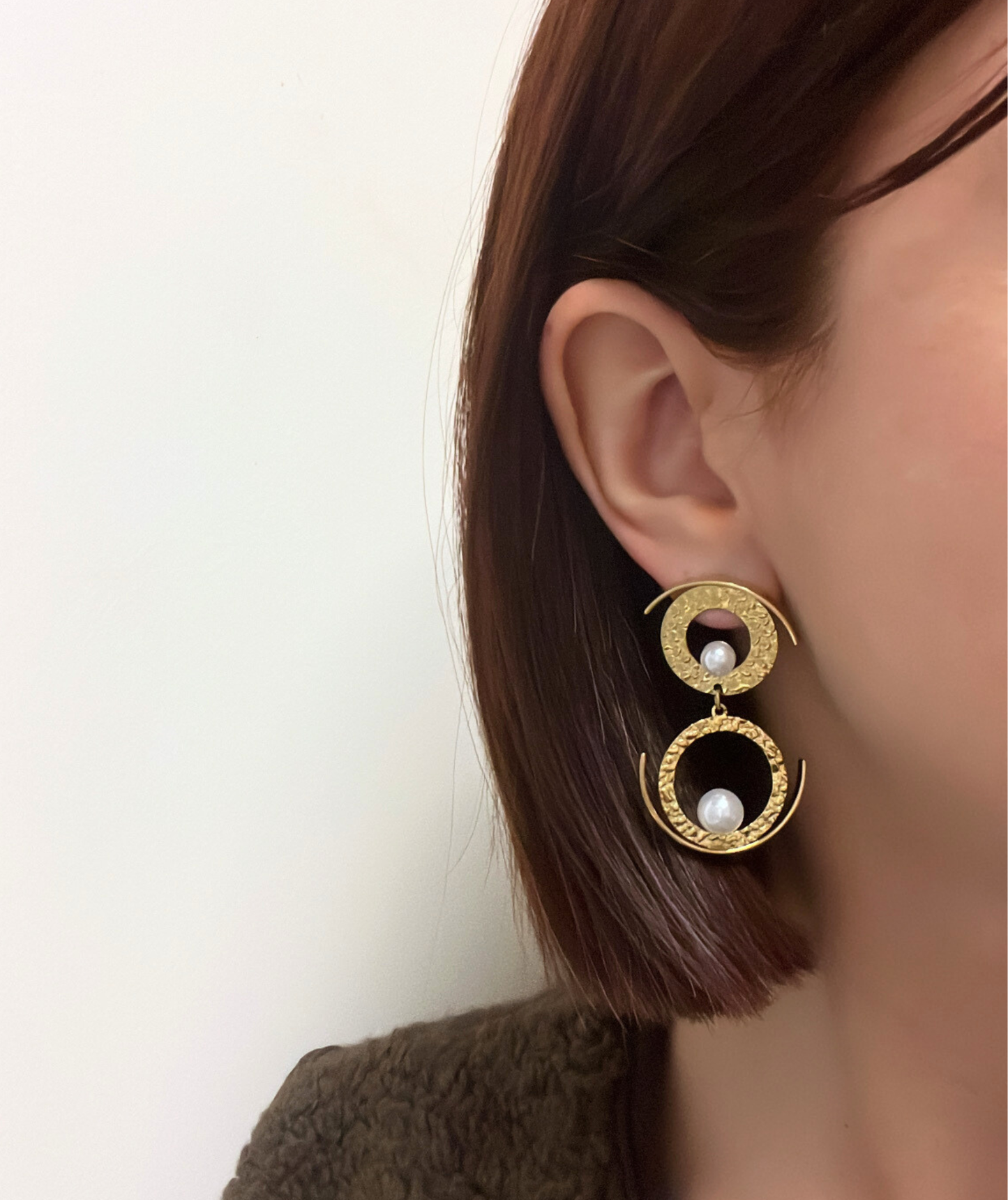 Coralia - Boucles d'oreilles perles