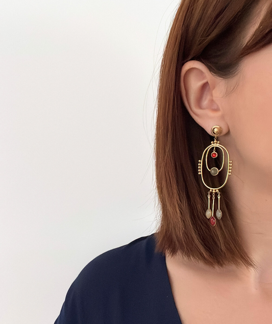 Zafira - Boucles d'oreilles pampilles