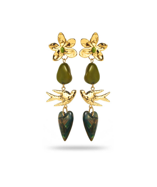Naïs - Boucles d'oreilles pendantes