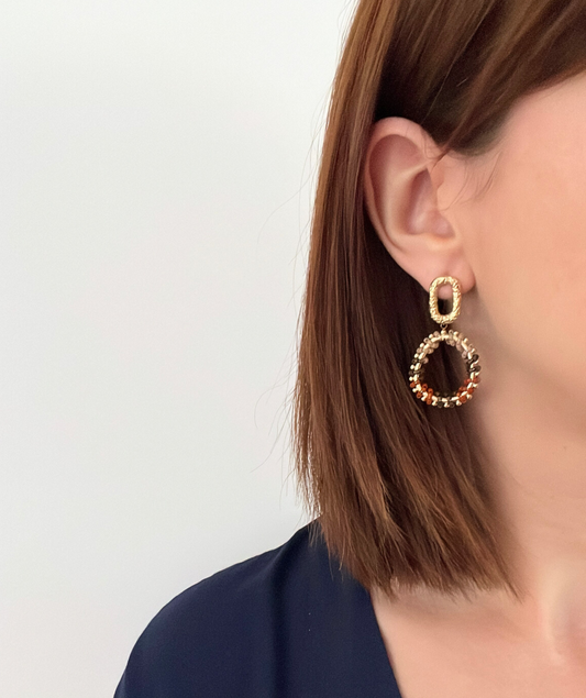 Elexia - Boucles d'oreilles perlées