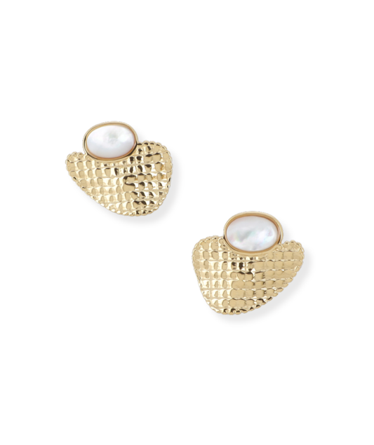 Brina - Boucles d’oreilles dorées