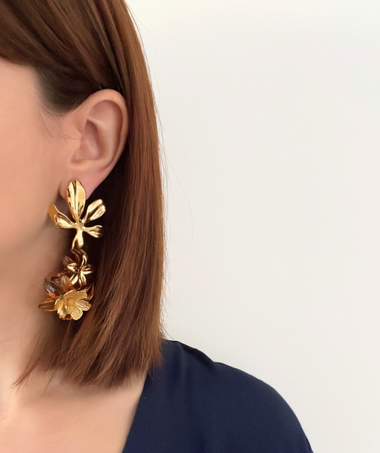 Astra - Boucles d'oreilles fleurs