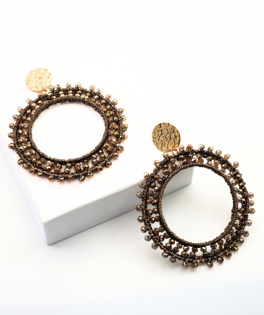 Kima - Boucles d'oreilles tissées