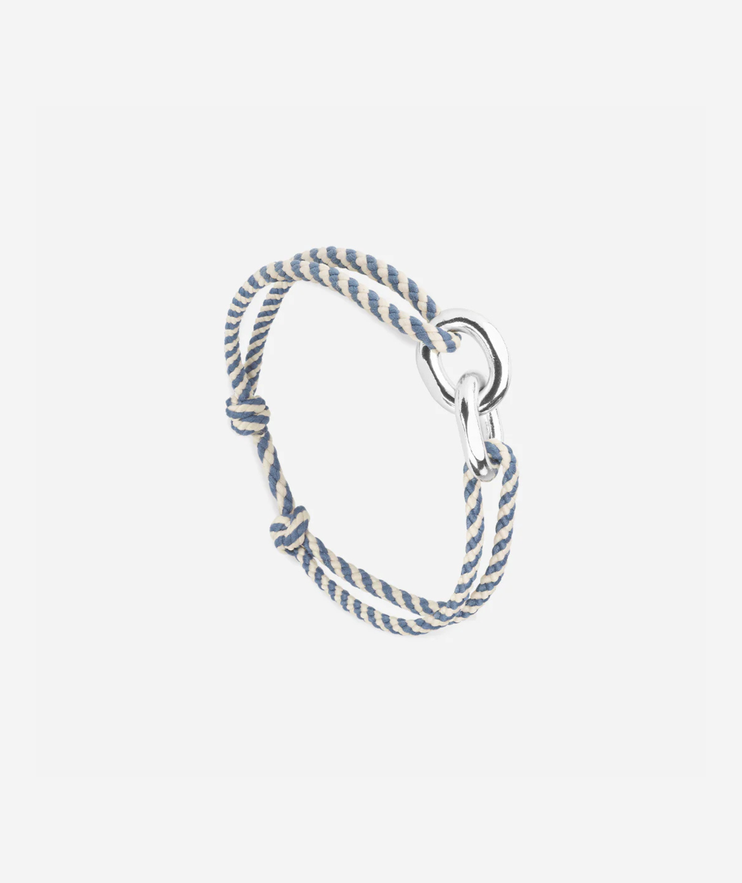 Bracelet union bleu et beige