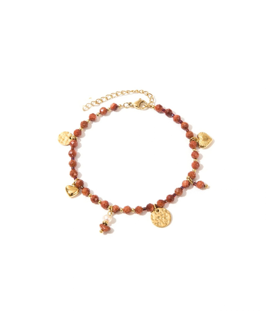 Manie terracotta - Bracelet à pampilles