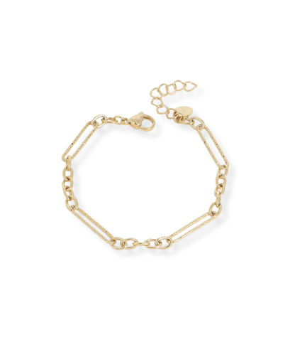 Rosana - Bracelet double chaîne doré